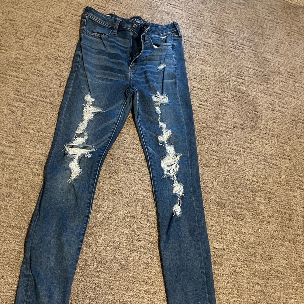 American Eagle Super Hi Rise Jegging. Size 8